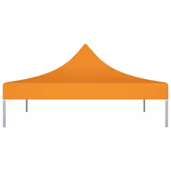 vidaXL Party Tent Roof Orange 270 g/mÂ² Replacement Canopy Gazebo Top Cover