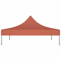 vidaXL Party Tent Roof Terracotta 270 g/mÂ² Replacement Canopy Gazebo Top Cover