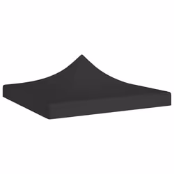 vidaXL Party Tent Roof Black 270 g/mÂ² Replacement Canopy Gazebo Top Cover