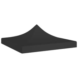vidaXL Party Tent Roof Black 270 g/mÂ² Replacement Canopy Gazebo Top Cover
