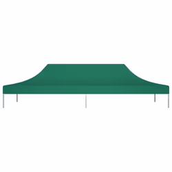 vidaXL Party Tent Roof 6x3 m Green 270 g/mÂ² Replacement Canopy Gazebo Cover