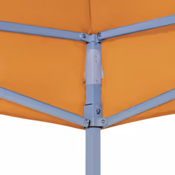 vidaXL Party Tent Roof 6x3 m Orange 270 g/mÂ² Replacement Canopy Gazebo Cover - Additional view 4