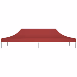 vidaXL Party Tent Roof 6x3 m Burgundy 270 g/mÂ² Replacement Canopy Gazebo Cover