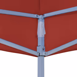 vidaXL Party Tent Roof 6x3 m Burgundy 270 g/mÂ² Replacement Canopy Gazebo Cover - Additional view 4
