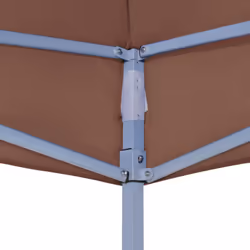 vidaXL Party Tent Roof 6x3 m Brown 270 g/mÂ² Replacement Canopy Gazebo Cover - Additional view 4