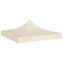 vidaXL Party Tent Roof 2x2 m Cream 270 g/m² Replacement Canopy Gazebo Cover