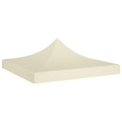 vidaXL Party Tent Roof 2x2 m Cream 270 g/mÂ² Replacement Canopy Gazebo Cover
