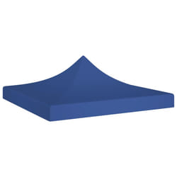 vidaXL Party Tent Roof 2x2 m Blue 270 g/mÂ² Replacement Canopy Gazebo Cover
