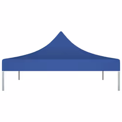 vidaXL Party Tent Roof 2x2 m Blue 270 g/mÂ² Replacement Canopy Gazebo Cover
