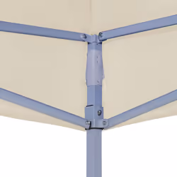 vidaXL Party Tent Roof 4x3 m Cream 270 g/mÂ² Replacement Canopy Gazebo Cover - Additional view 4