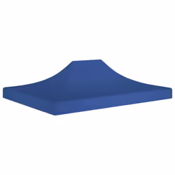 vidaXL Party Tent Roof 4x3 m Blue 270 g/mÂ² Replacement Canopy Gazebo Cover