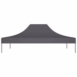 vidaXL Party Tent Roof 4x3 m Anthracite 270 g/mÂ² Replacement Canopy Cover