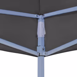 vidaXL Party Tent Roof 4x3 m Anthracite 270 g/mÂ² Replacement Canopy Cover - Additional view 4