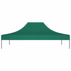vidaXL Party Tent Roof 4x3 m Green 270 g/mÂ² Replacement Canopy Gazebo Cover