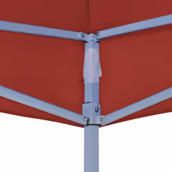 vidaXL Party Tent Roof 4x3 m Burgundy 270 g/mÂ² Replacement Canopy Gazebo Cover - Additional view 4