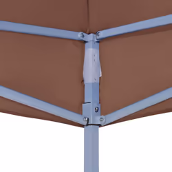 vidaXL Party Tent Roof 4x3 m Brown 270 g/mÂ² Replacement Canopy Gazebo Cover - Additional view 4