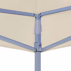 vidaXL Party Tent Roof 4.5x3 m Cream 270 g/mÂ² Replacement Canopy Gazebo Cover - Additional view 4