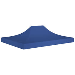 vidaXL Party Tent Roof 4.5x3 m Blue 270 g/mÂ² Replacement Canopy Gazebo Cover