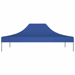 vidaXL Party Tent Roof 4.5x3 m Blue 270 g/mÂ² Replacement Canopy Gazebo Cover