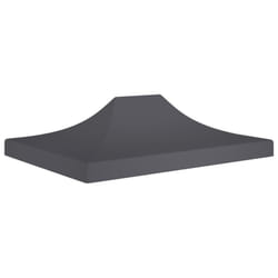 vidaXL Party Tent Roof 4.5x3 m Anthracite 270 g/mÂ² Replacement Canopy Cover