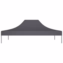 vidaXL Party Tent Roof 4.5x3 m Anthracite 270 g/mÂ² Replacement Canopy Cover