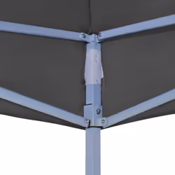 vidaXL Party Tent Roof 4.5x3 m Anthracite 270 g/mÂ² Replacement Canopy Cover - Additional view 4