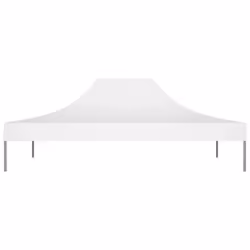vidaXL Party Tent Roof 4.5x3 m White 270 g/mÂ² Replacement Canopy Gazebo Cover