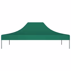 vidaXL Party Tent Roof 4.5x3 m Green 270 g/mÂ² Replacement Canopy Gazebo Cover