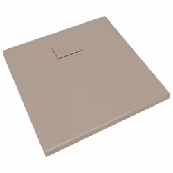 vidaXL Shower Base Tray SMC Brown 90x90 cm Modern Bathroom Shower Receptor - Additional view 4