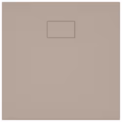 vidaXL Shower Base Tray SMC Brown 90x90 cm Modern Bathroom Shower Receptor - Additional view 5