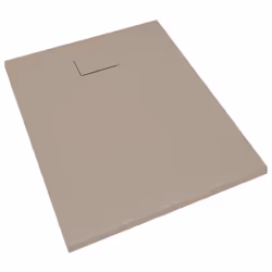 vidaXL Shower Base Tray SMC Brown 100x80 cm Modern Bathroom Shower Receptor - Additional view 2