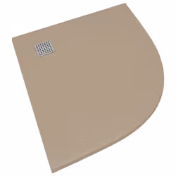 vidaXL Shower Base Tray SMC Brown 90x90 cm Modern Bathroom Shower Receptor - Additional view 4