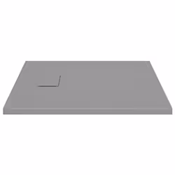 vidaXL Shower Base Tray SMC Grey 80x80 cm Modern Bathroom Shower Receptor - Additional view 3