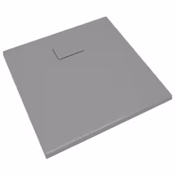vidaXL Shower Base Tray SMC Grey 80x80 cm Modern Bathroom Shower Receptor - Additional view 4