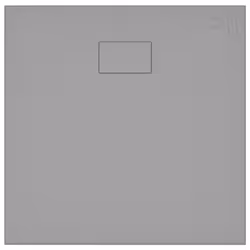 vidaXL Shower Base Tray SMC Grey 90x80 cm Modern Bathroom Shower Receptor - Additional view 6