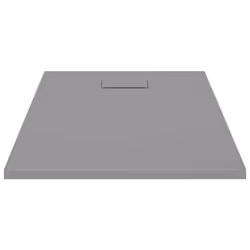 vidaXL Shower Base Tray SMC Grey 100x70 cm Modern Bathroom Shower Receptor