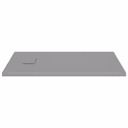 vidaXL Shower Base Tray SMC Grey 100x70 cm Modern Bathroom Shower Receptor