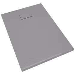 vidaXL Shower Base Tray SMC Grey 100x70 cm Modern Bathroom Shower Receptor - Additional view 4