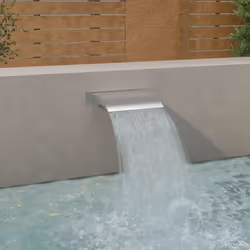 vidaXL Pool Fountain Silver Stainless Steel Home Garden Pool Water Fountain
