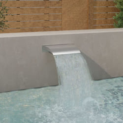 vidaXL Pool Fountain Silver Stainless Steel Home Garden Pool Water Fountain