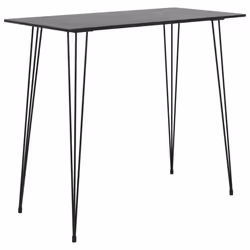 vidaXL Bar Set 5 Piece Black Dining Table and Chairs Kitchen Furniture Home