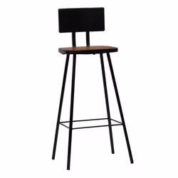 vidaXL Bar Set 5 Piece Black Dining Table and Chairs Kitchen Furniture Home - Additional view 7