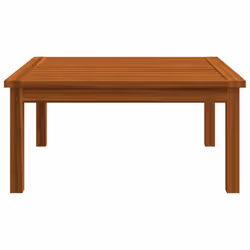 vidaXL Solid Acacia Wood Garden Lounge Table Side Desk Outdoor Tea Furniture - Additional view 2
