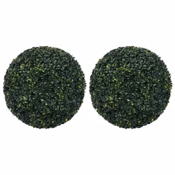 vidaXL 2x Artificial Boxwood Balls 52 cm Floral Hanging Decoration Fake Plant