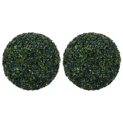 vidaXL 2x Artificial Boxwood Balls 52 cm Floral Hanging Decoration Fake Plant