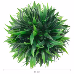 vidaXL 2/4x Artificial Boxwood Balls Floral Decoration Fake Plant Multi Sizes - 15 cm