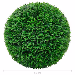 vidaXL 2/4x Artificial Boxwood Balls Floral Decoration Fake Plant Multi Sizes - 55 cm