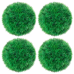 vidaXL 4x Artificial Boxwood Balls 12 cm Fake Plant Floral Hanging Decoration
