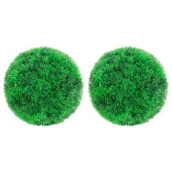 vidaXL 4x Artificial Boxwood Balls Fake Plant Floral Decoration Multi Sizes - 22 cm