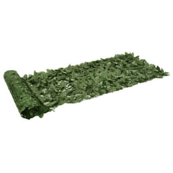 vidaXL Balcony Screen with Dark Green Leaves 400x75 cm Outdoor Privacy Screen